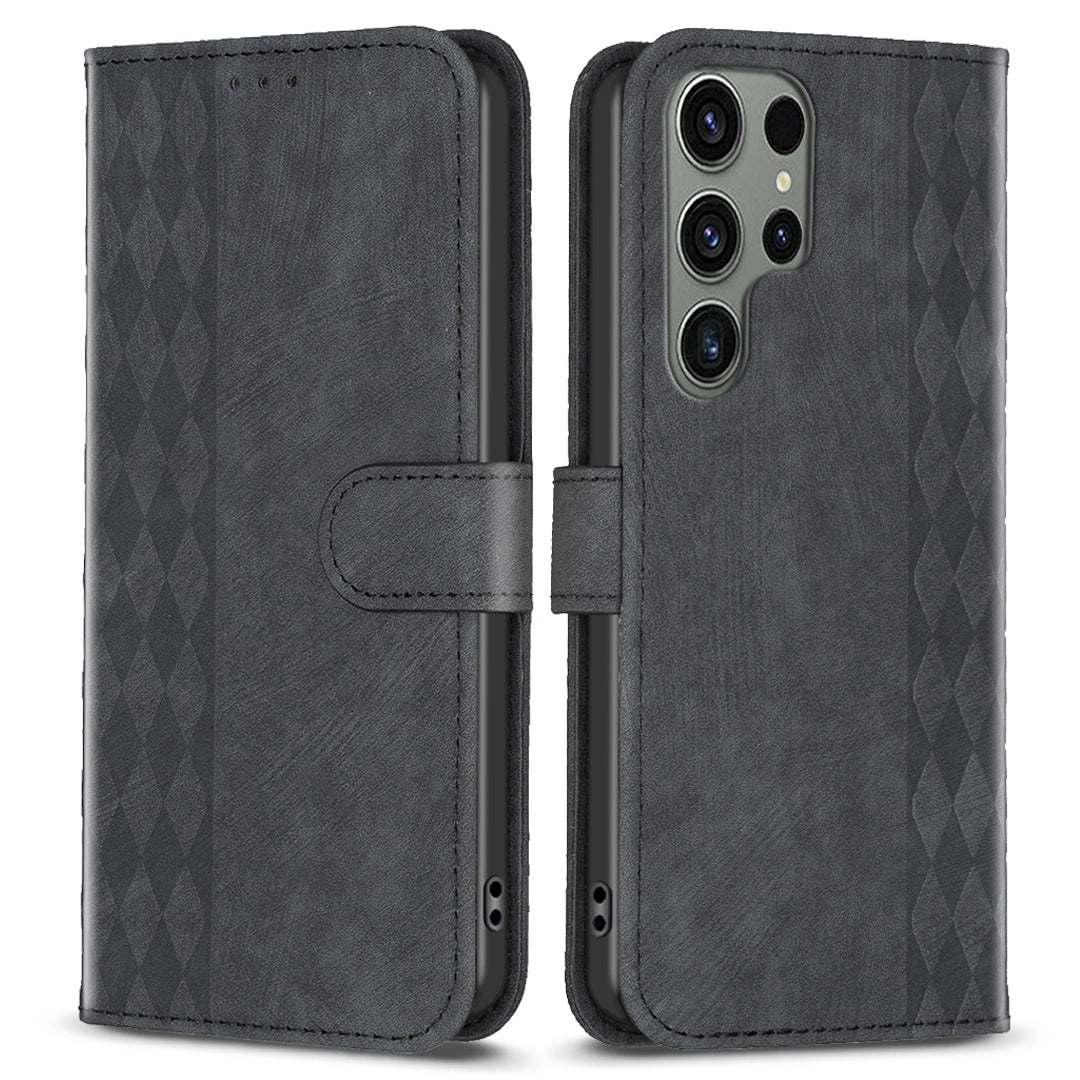 Phone Cover for Samsung Galaxy S23 Ultra Anti-fall Imprinting Pattern Stand Folio Flip Case with Wallet Phone Cover for Samsung Galaxy S23 Ultra Anti-fall Imprinting Pattern Stand Folio Flip Case with Wallet